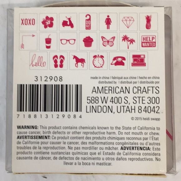 Heidi Swapp HS LghtBox Icons Pink 3pk New - Picture 4 of 8